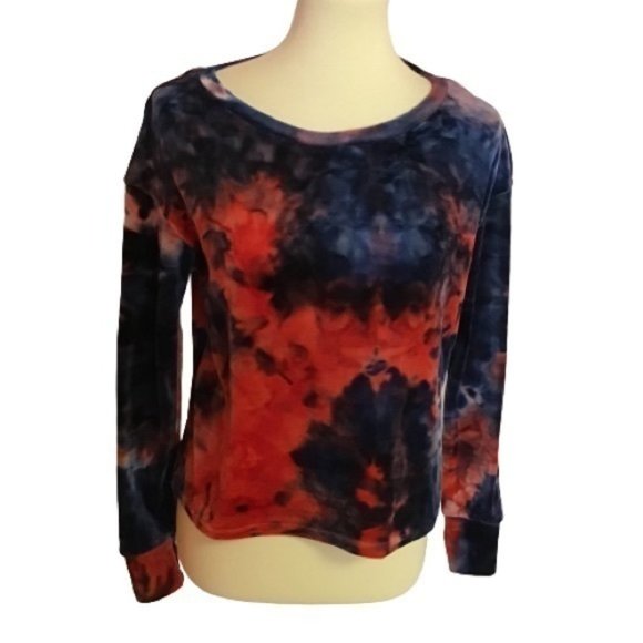 Eye candy Tye dye velvet shirt - Picture 1 of 8